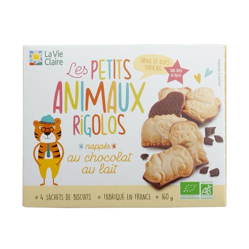 Biscuits Animaux Au Choc Au Lait