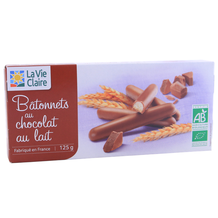 Batonnets au chocolat au lait