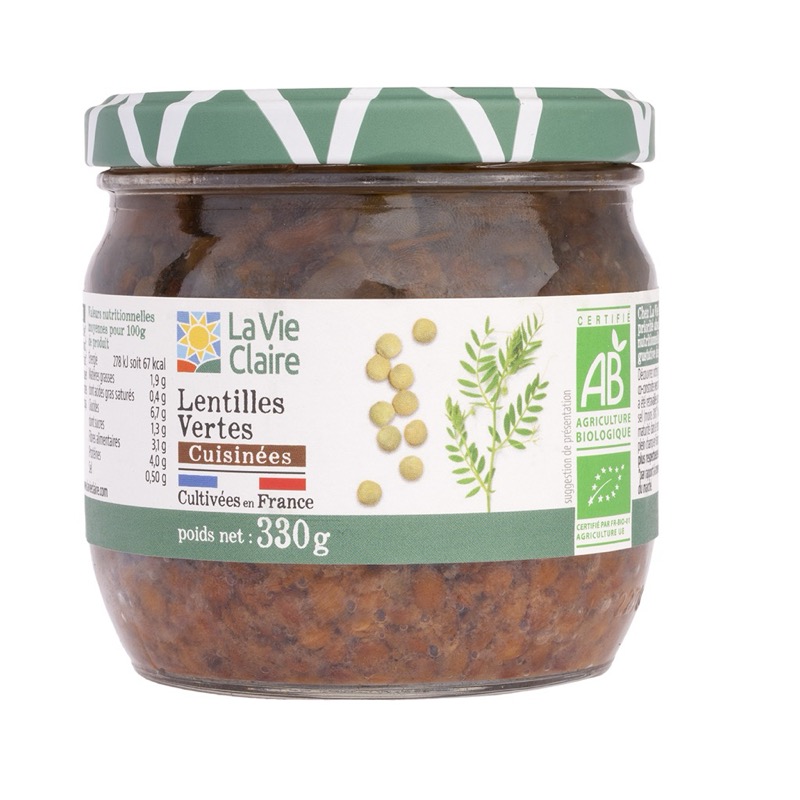 Green Lentils 330g - La Vie Claire