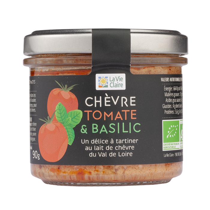 Basil Tomato Goat Cheese Spread