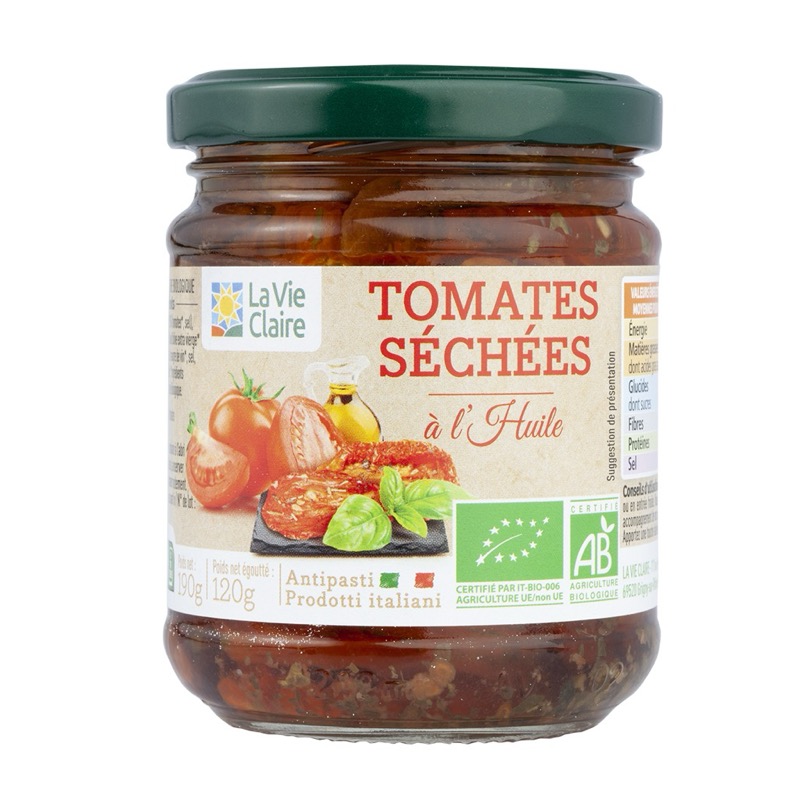 Tomates sechees a l huile
