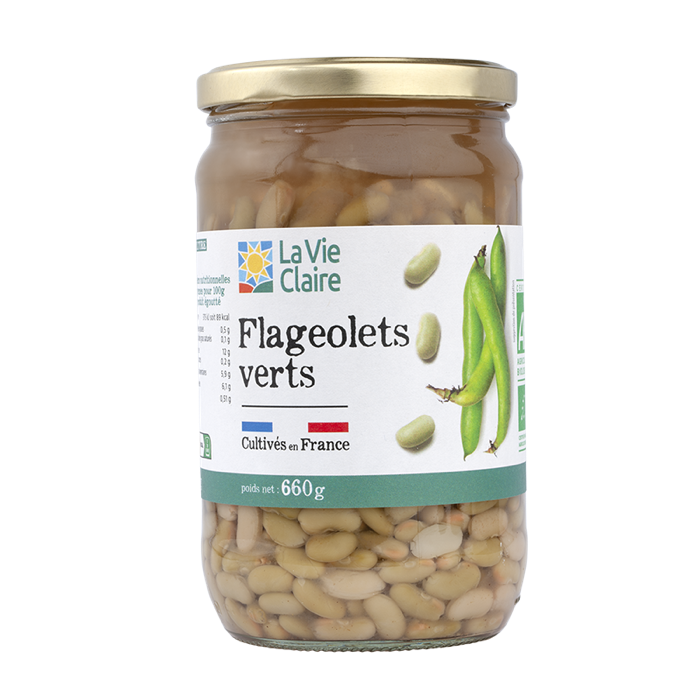 Green flageolets 660g - La Vie Claire