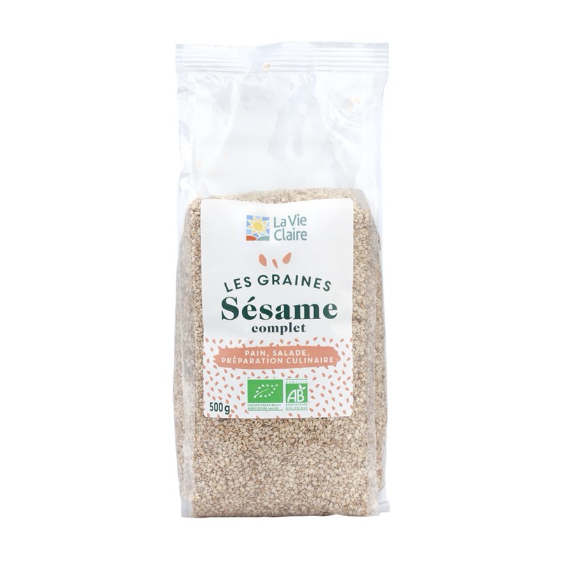 Whole sesame seeds 500g - La Vie Claire