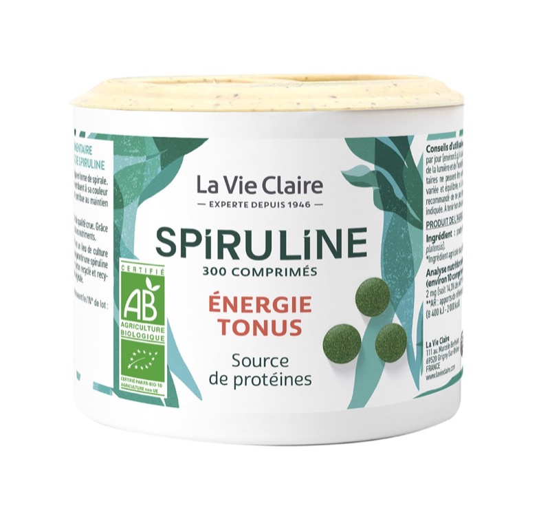 Spirulina 300 units - energy/tone - La Vie Claire