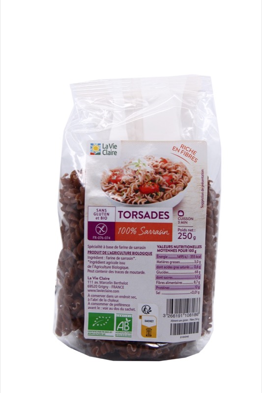 Buckwheat gluten-free twists 250g - La Vie Claire