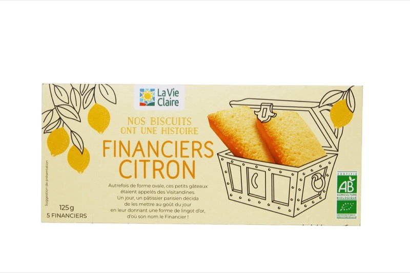 FINANCIERS WITH ORGANIC LEMON PEEL   
