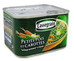 Cassegrain Petits Pois Carottes 465 g 