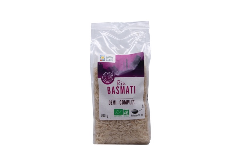 RIZ BASMATI 1/2 COMPLET 500G 