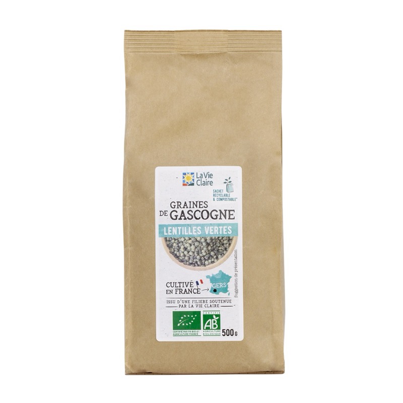 Lentilles vertes gascogne 500g