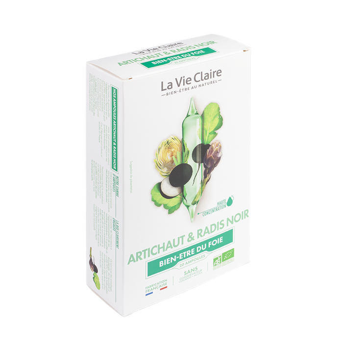 Artichoke black radish 20 phials - liver well-being - Superdiet