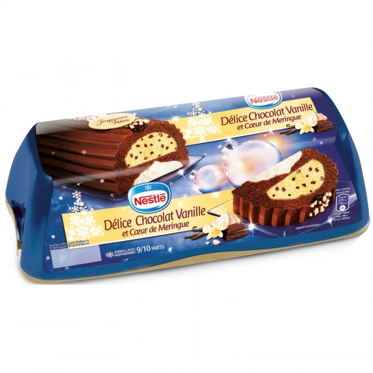 Nestlé Bûche Glacée Vanille Chocolat 540 g