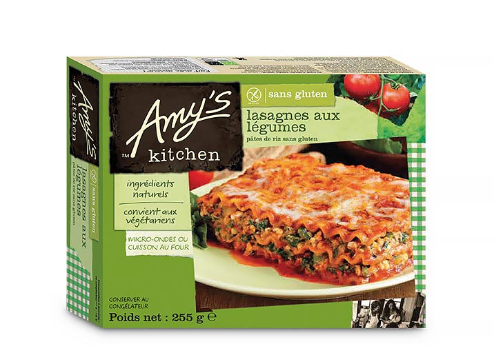 Amys Kitchen Lasagnes Légumes Bio  255 g
