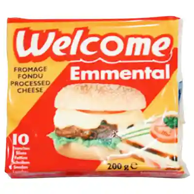 Welcome emmental en tranches pour burger 
