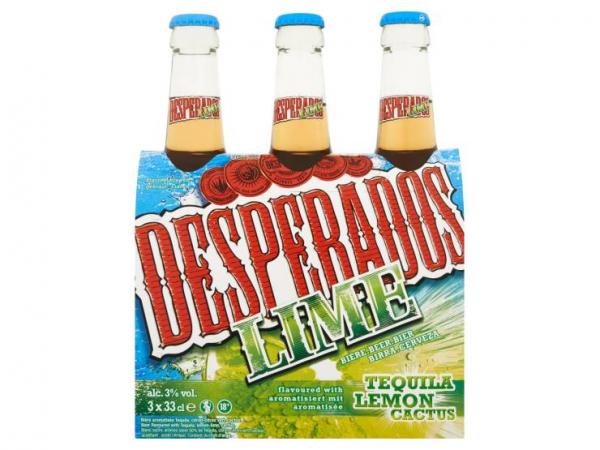 Desperados Lime Pack 3 bouteilles
