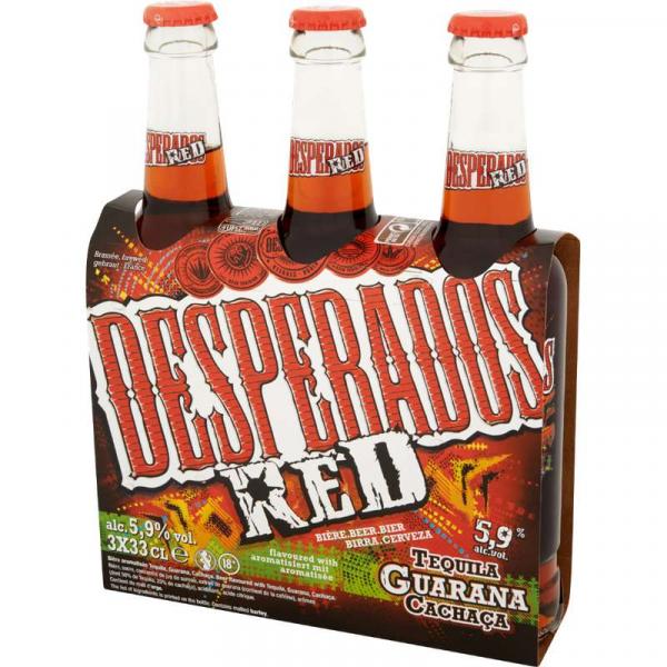 Desperados Red Pack 3 bouteilles