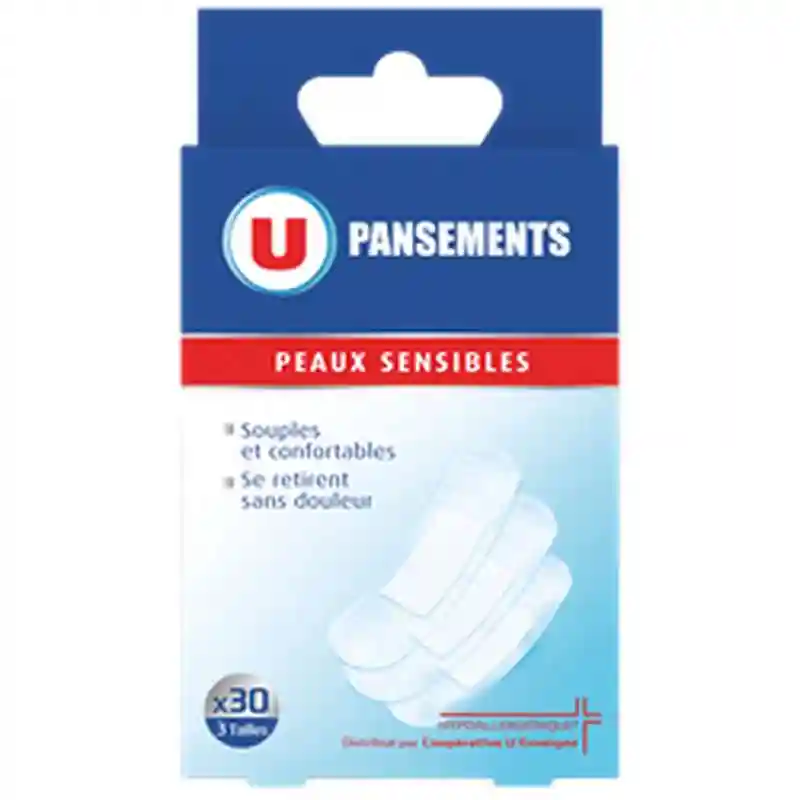 Pansements extensibles pour peaux sensibles U