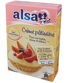 Alsa Crème Pâtissière 80 g x 3