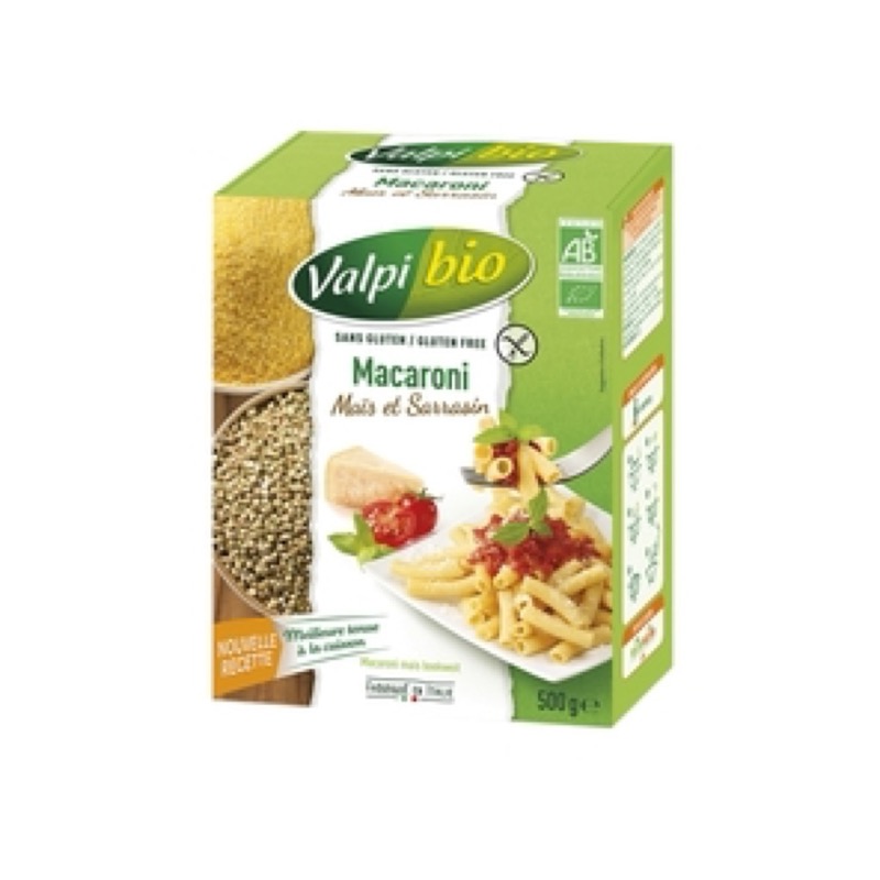 Organic buckwheat macaroni 500g - Valpi Bio