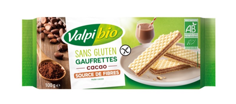 COCOA WAFERS S/GLUTEN VALPIBIO 