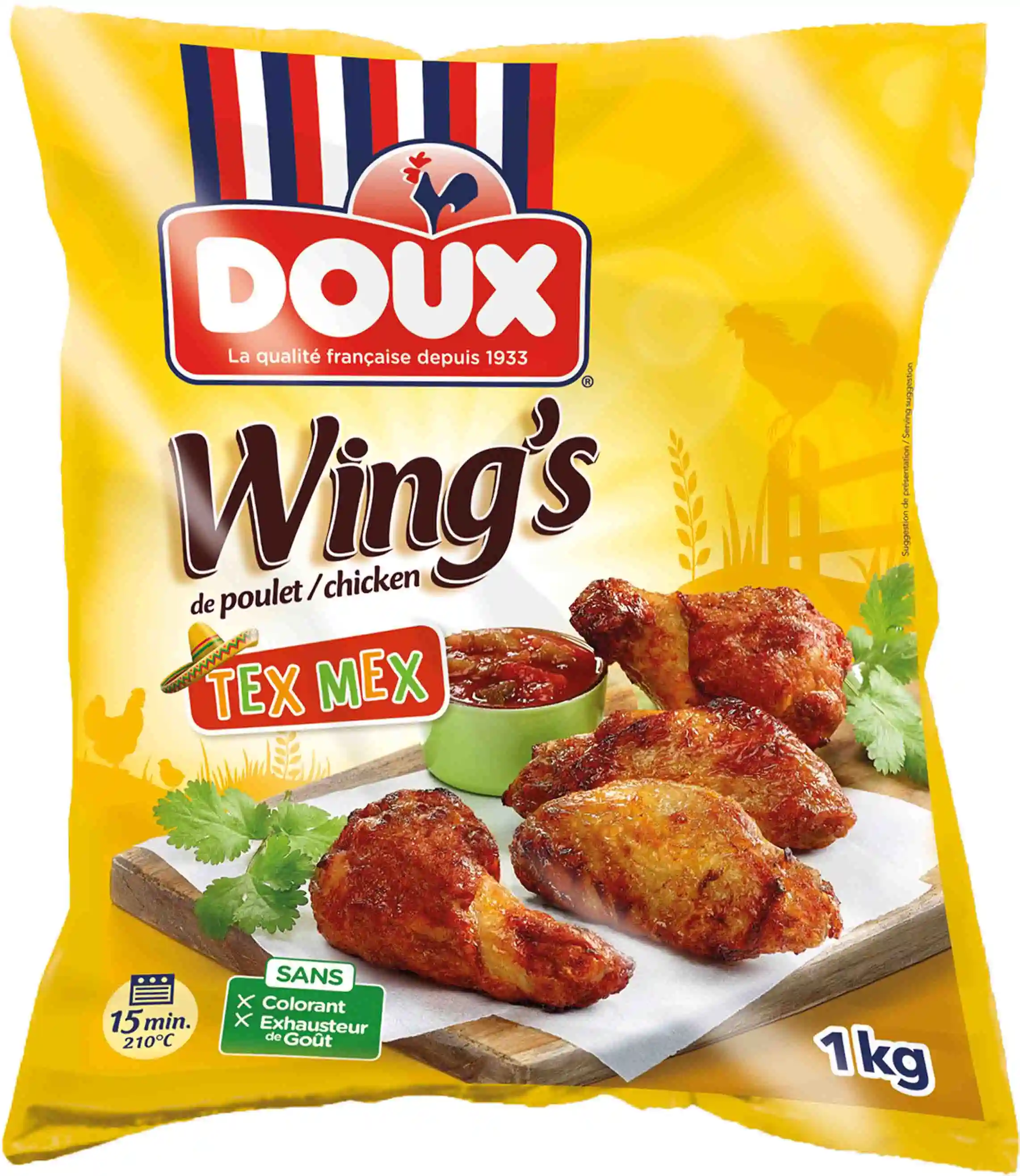 Wing's de poulet Texmex Doux