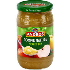 Andros Compote Pomme Morceaux 740 g 