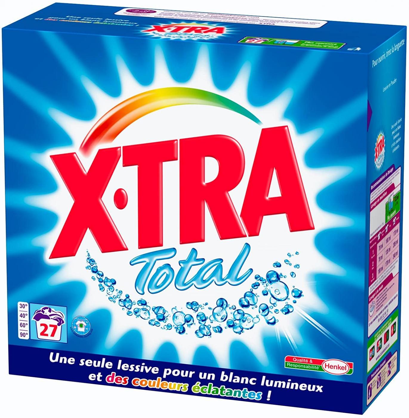 Xtra Total Washing Powder Box 27 Lavages