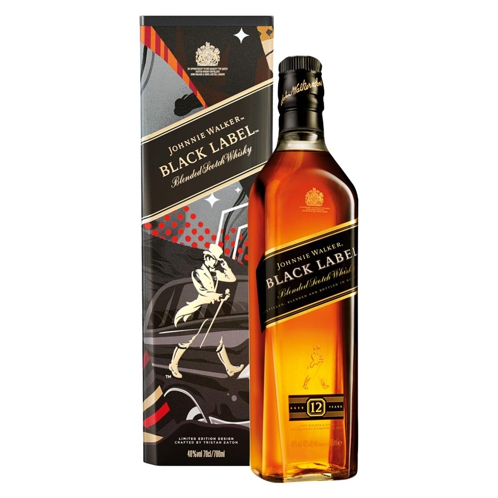 Johnnie Walker Black Label 12 yrs / giftbox (1.00L) 