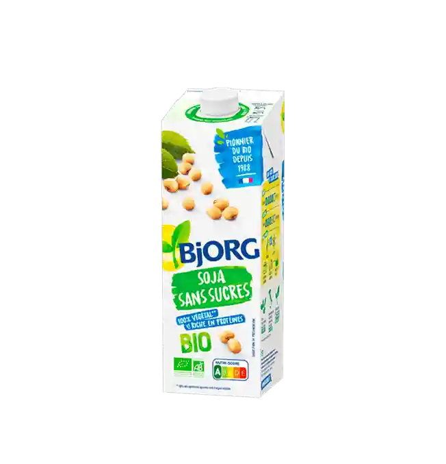 Lait de soja nature bio Bjorg 