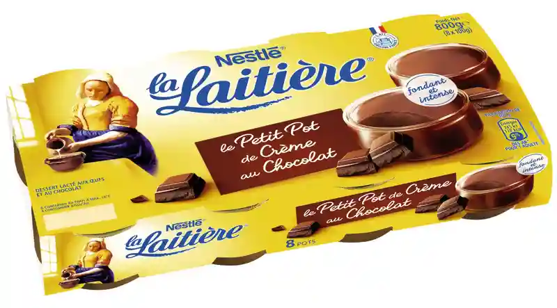 La laitière pot de crème au chocolat