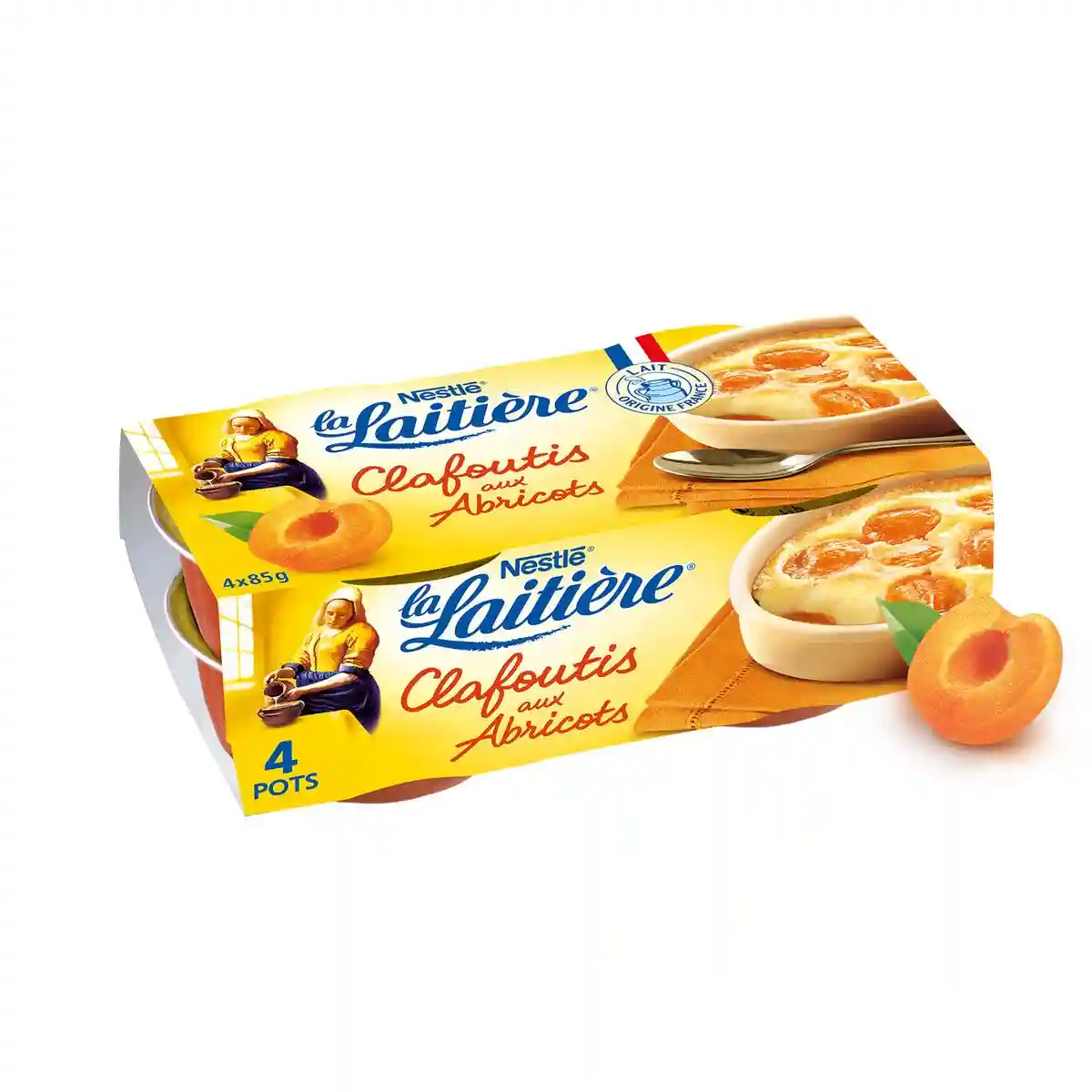 La Laitière Clafoutis aux Abricots 4 x 85 g