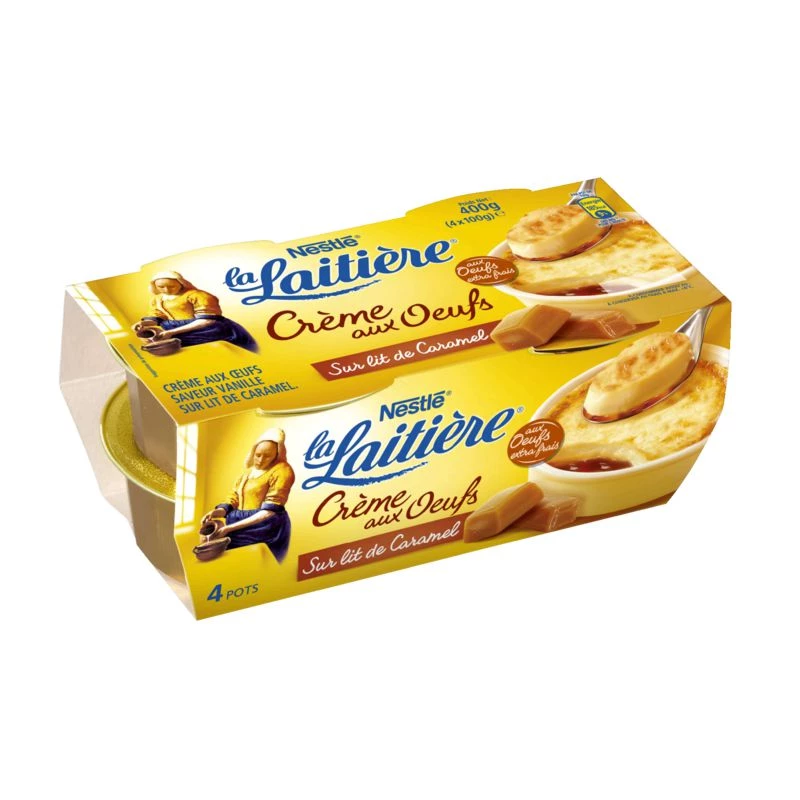 Crème aux oeufs caramel La laitière