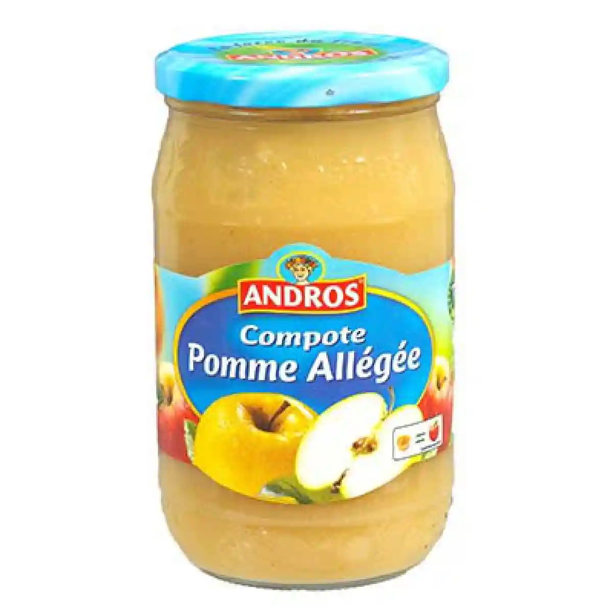 Andros compote de pomme allégée