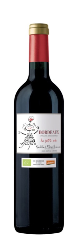 Red wine Bordeaux La Petite Robe 75cl - without sulfite - Chassagnoux et fils