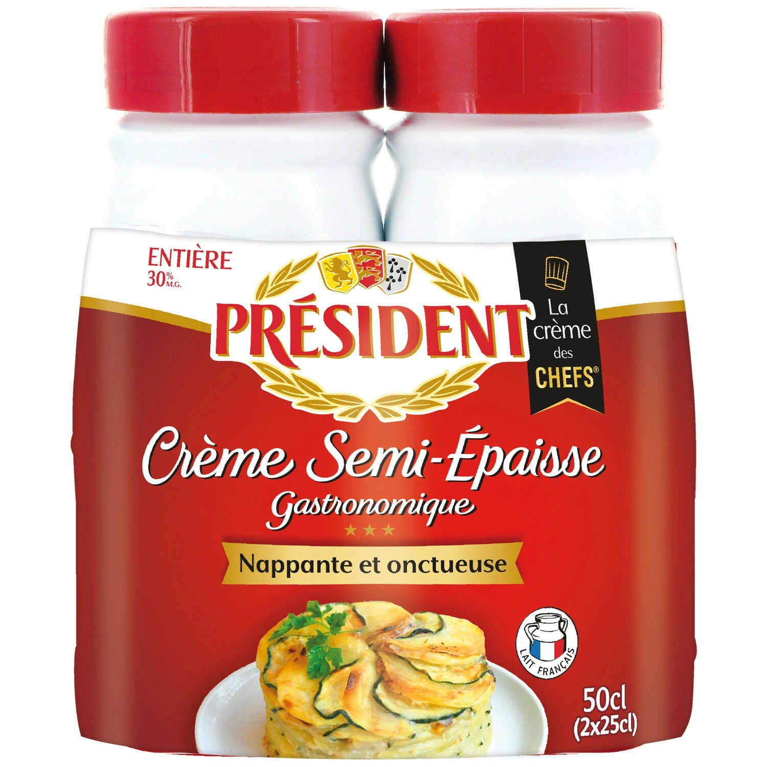 Crème Président Semi épaisse Gastronomique