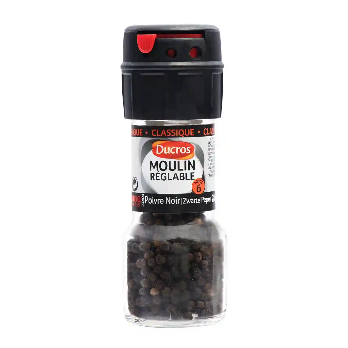 Poivre noir moulin en grains Ducros