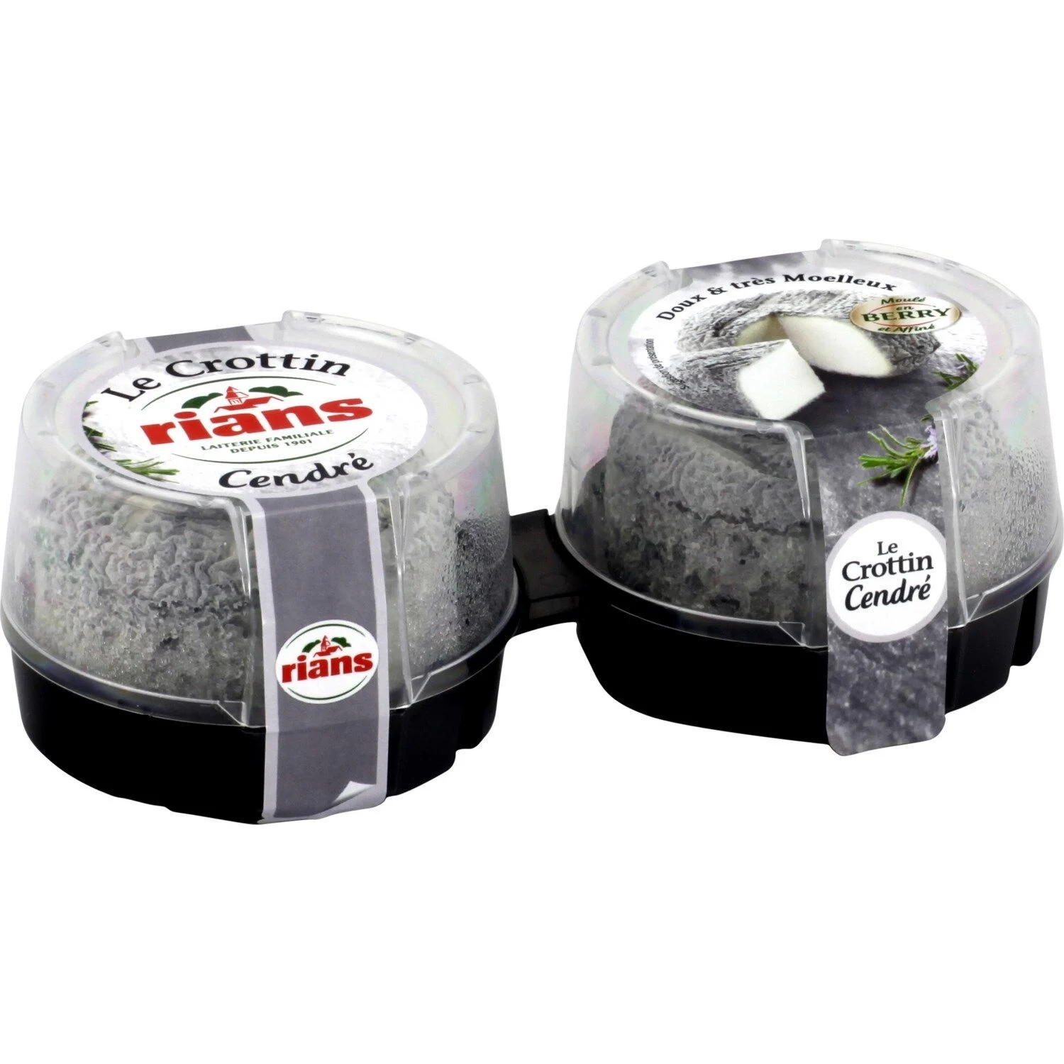 Le crottin de chèvre cendré Rians