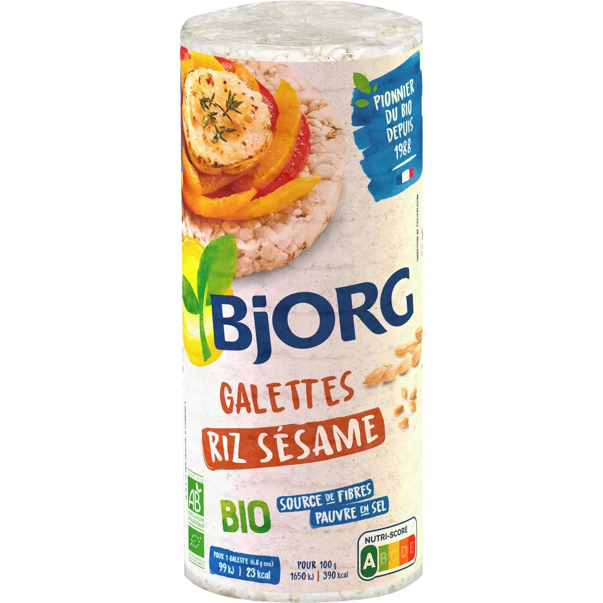 Galettes de riz & sésame bio Bjorg