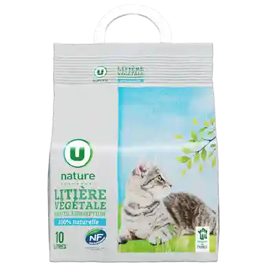 Litière végétale pour chat U