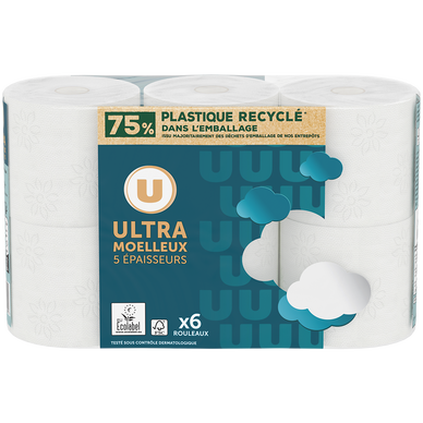 Papier Toilette ultra moelleux U
