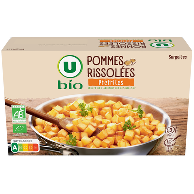 Pommes de terre rissolées bio U 