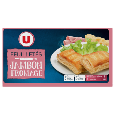 Feuilletés jambon fromage U 