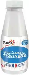 Crème fleurette légère fluide à 15% Yoplait