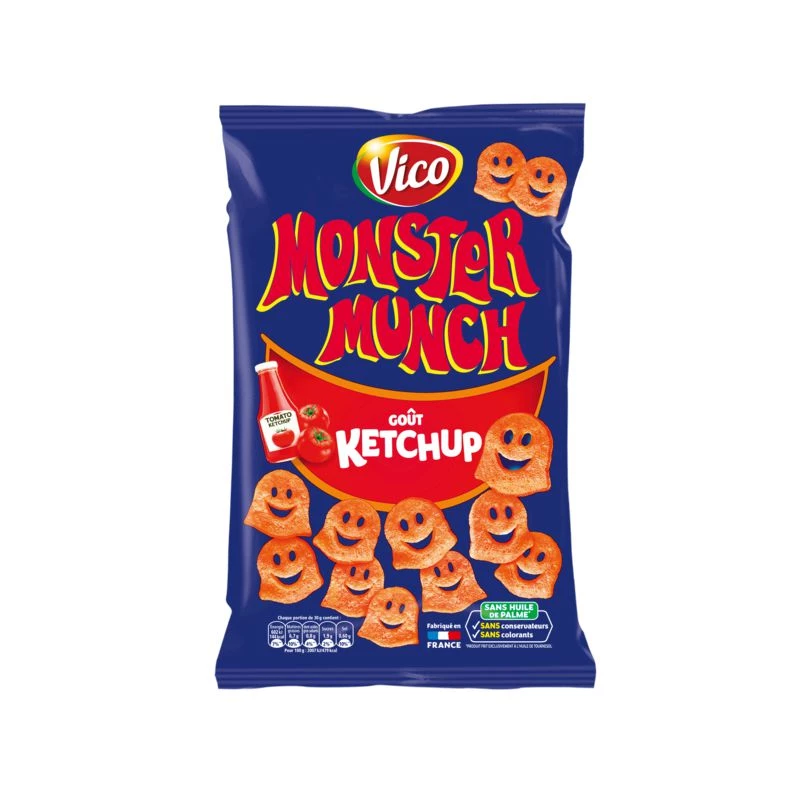 Monster Munch goût ketchup Vico