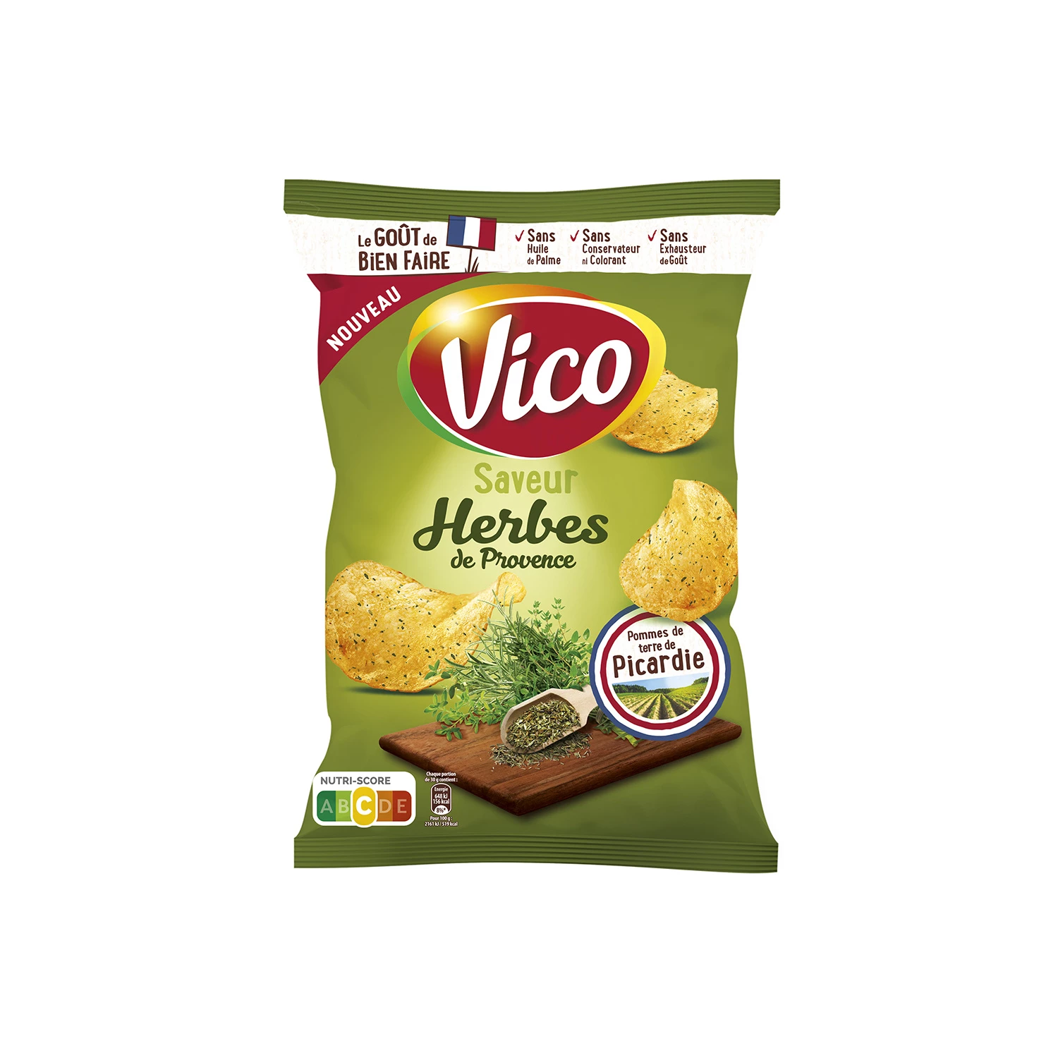 Chips saveur Herbes de Provence Vico 