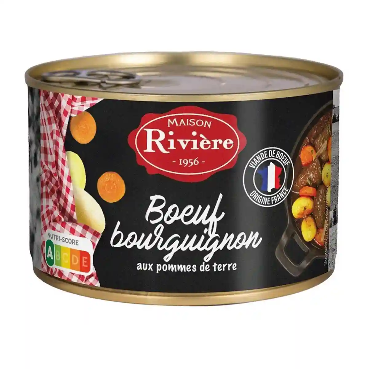 Maison Rivière Boeuf bourguignon aux pommes de terre