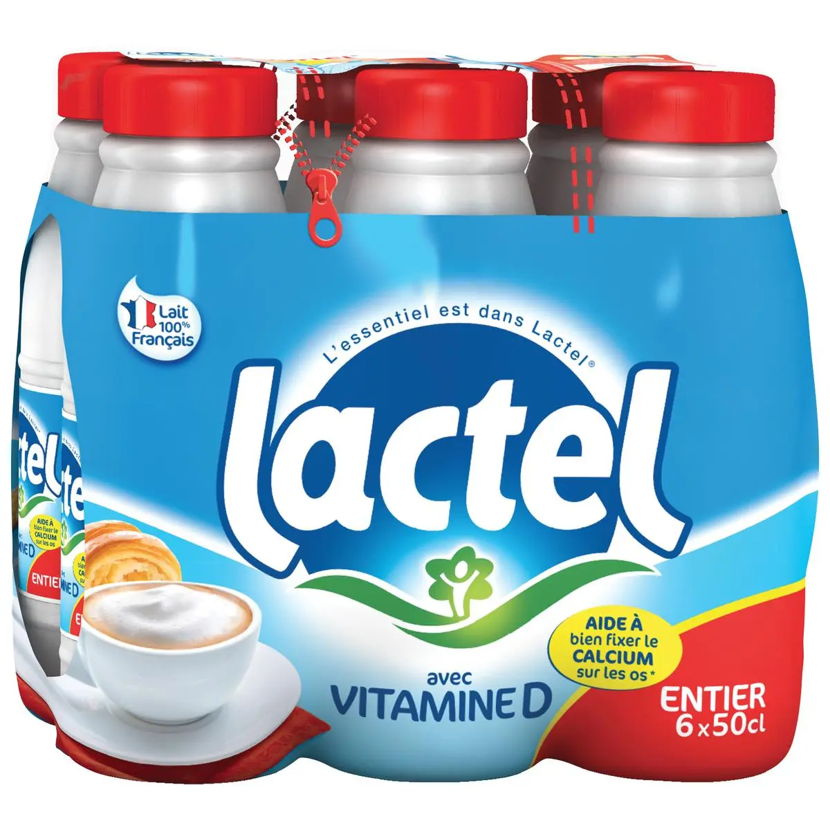 Lactel Lait entier 6*50Cl