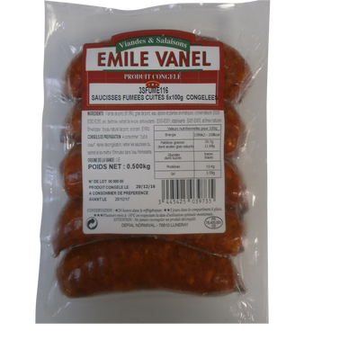 Emile Vanel cooked smoked sausage