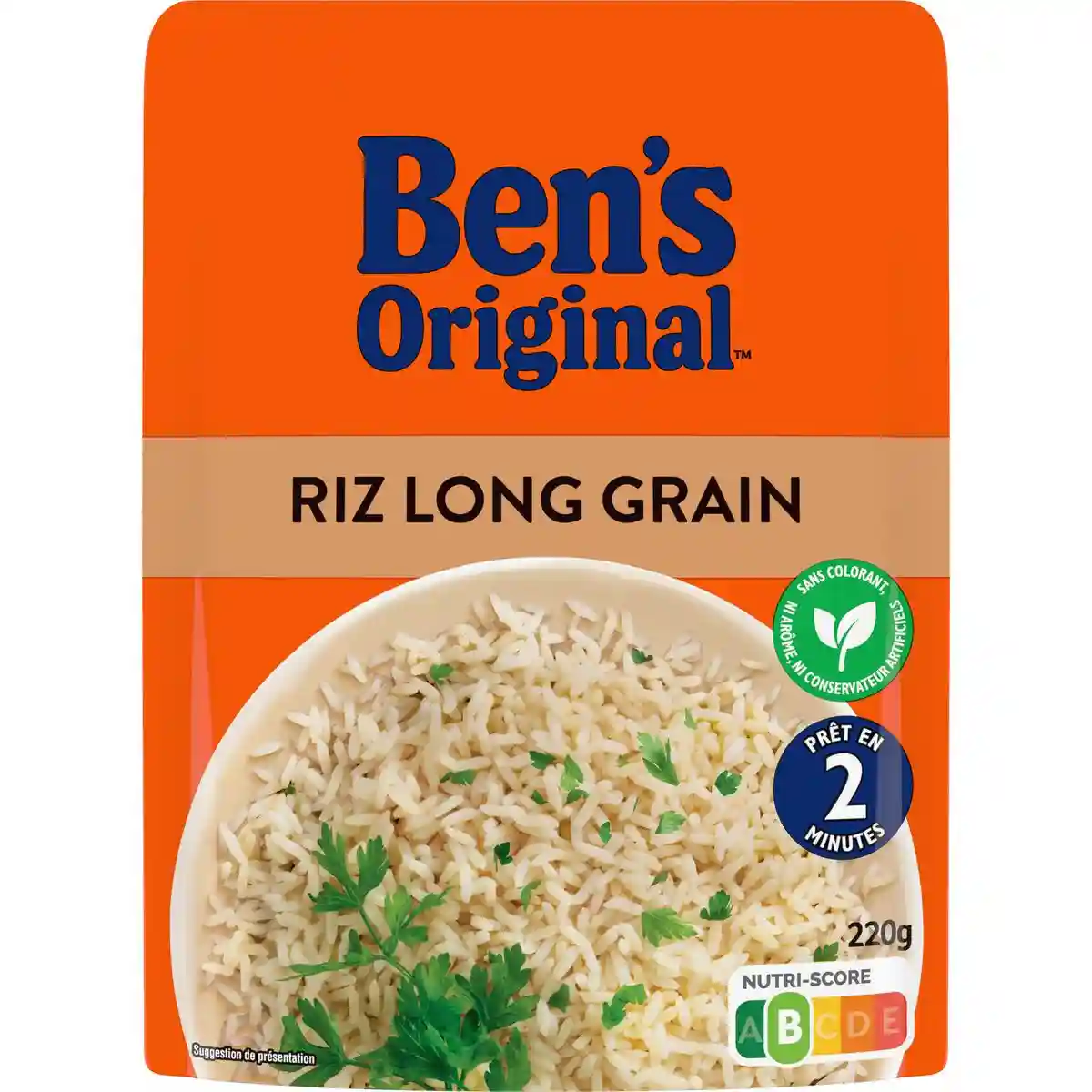 Riz long grain micro-ondable Ben's 