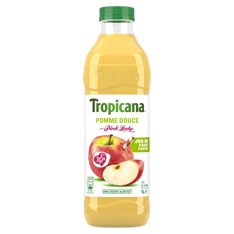 Tropicana jus de pommes pressées pink Lady 1 L