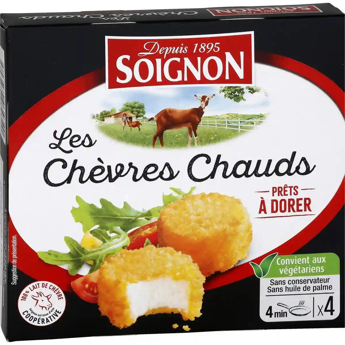 Soignon bouchées panées de chèvre chaud